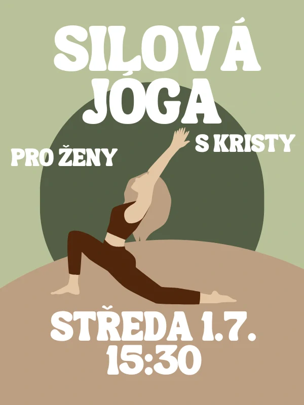 Silová jóga s Kristy ST 1.7. 15:30