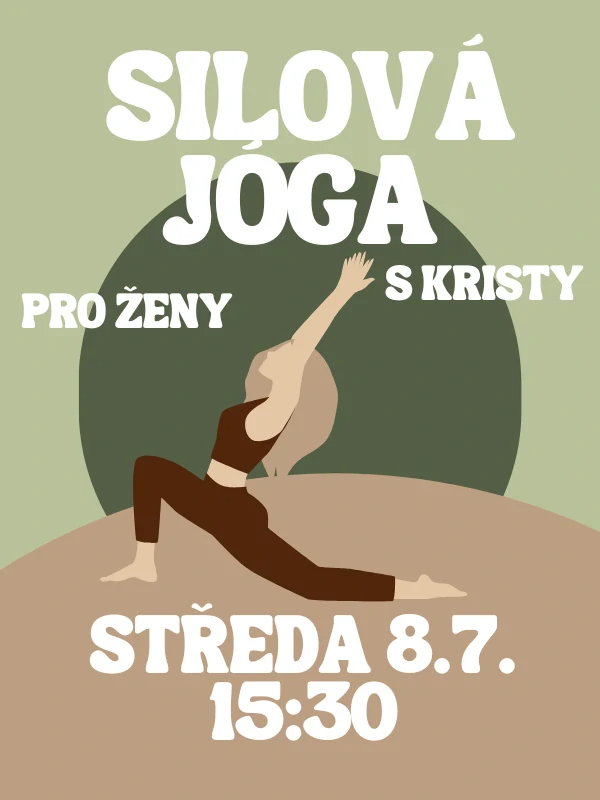 Silová jóga s Kristy ST 8.7. 15:30