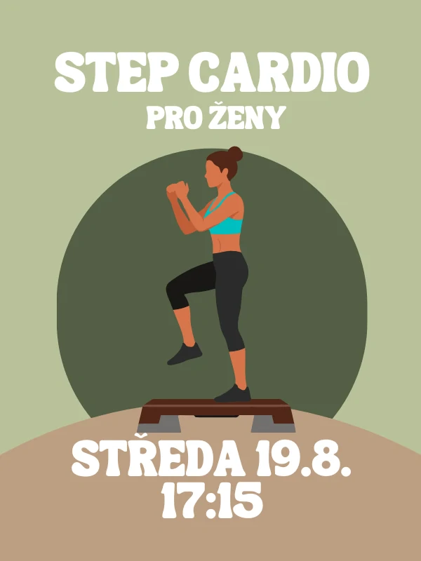 STEP CARDIO SE ŠÁRKOU ST 19.8. 17:15