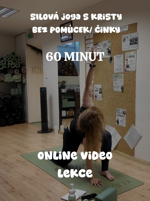 SILOVÁ JPGA BEZ POMŮCEK S KRISTY 60' VIDEO LEKCE