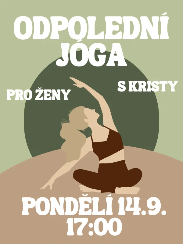 Odpolední jóga s Kristy PO 14.9. 17:00