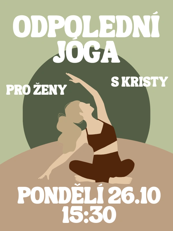 Odpolední jóga s Kristy PO 26.10. 15:30