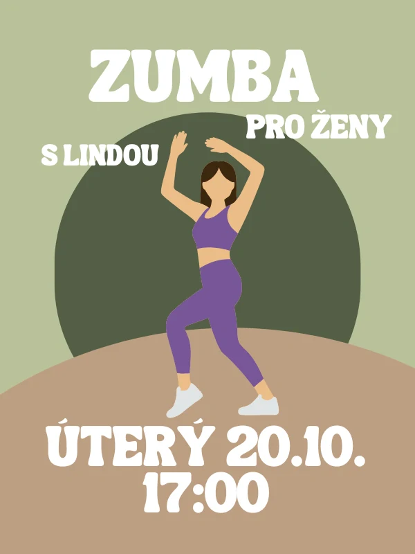 ZUMBA s Lindou ÚT 20.10. 17:00