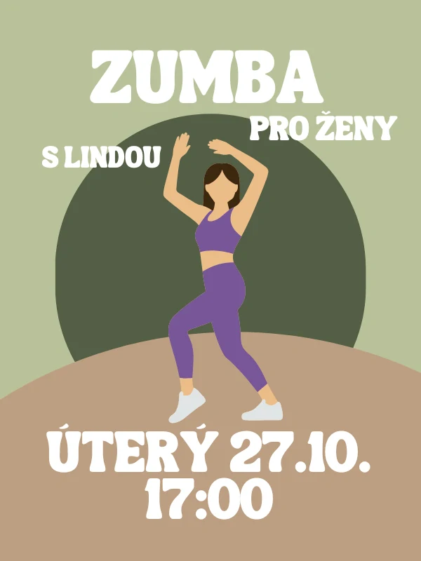 ZUMBA s Lindou ÚT 27.10. 17:00