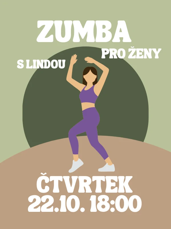 ZUMBA s Lindou ČT 22.10. 18:00
