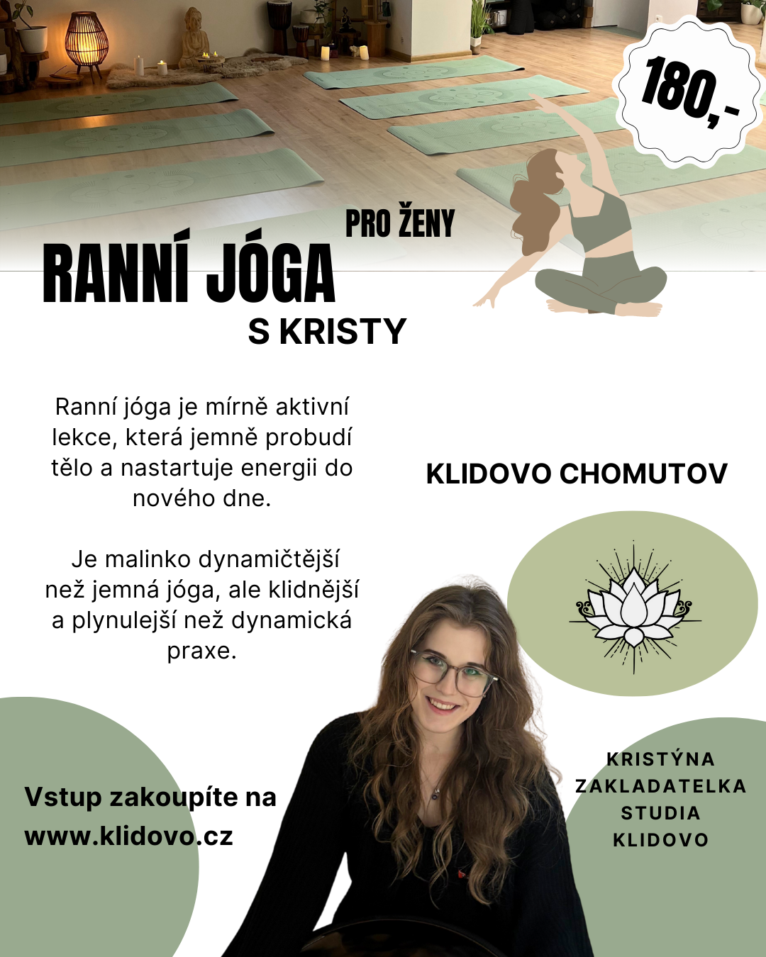 Ranní jóga s Kristy SO 2.5. 10:00