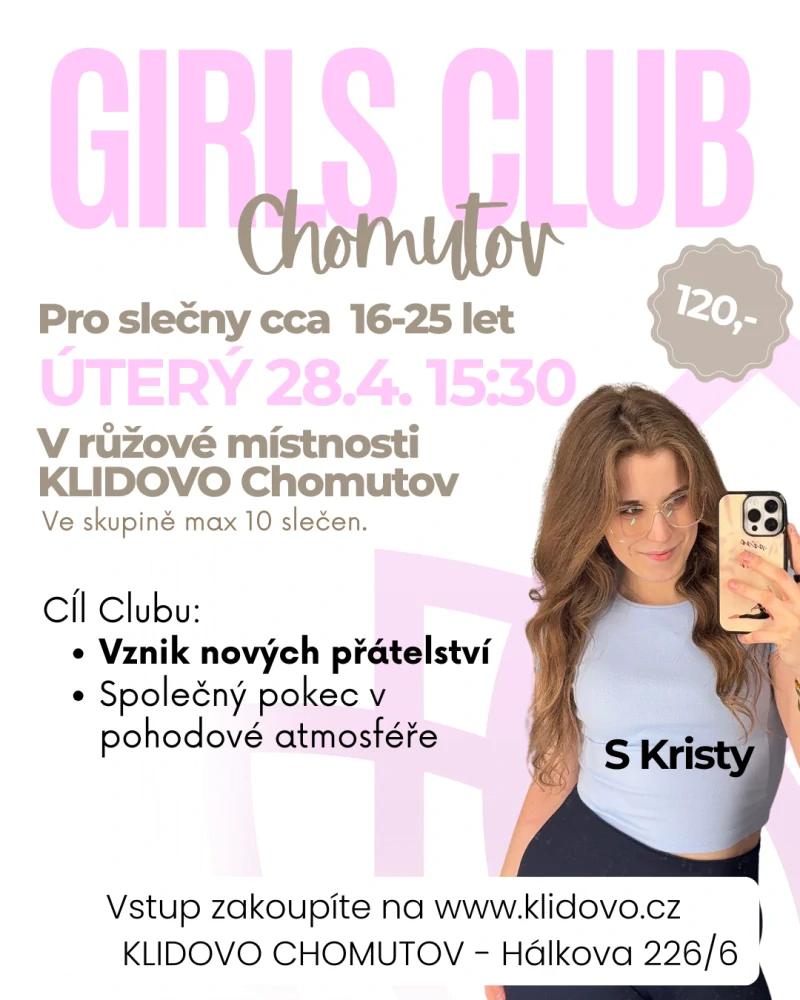 Girls Club ÚT 12.5. 15:30