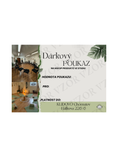 Dárkový poukaz na produkty