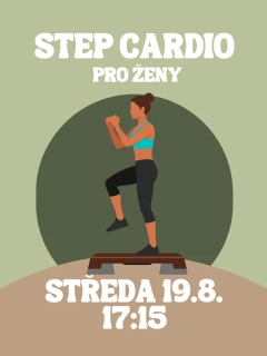 STEP CARDIO SE ŠÁRKOU ST 19.8. 17:15
