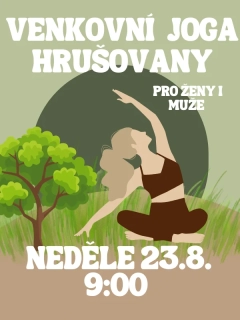 VENKOVNÍ jóga s Kristy NE 23.8. 9:00 Hrušovany