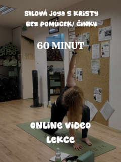 SILOVÁ JPGA BEZ POMŮCEK S KRISTY 60' VIDEO LEKCE