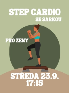 STEP CARDIO SE ŠÁRKOU ST 23.9. 17:15