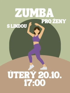 ZUMBA s Lindou ÚT 20.10. 17:00