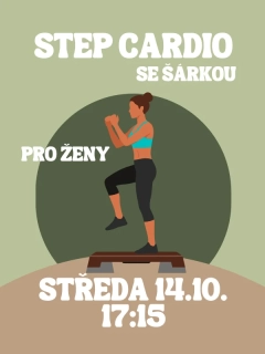 STEP CARDIO SE ŠÁRKOU ST 14.10. 17:15