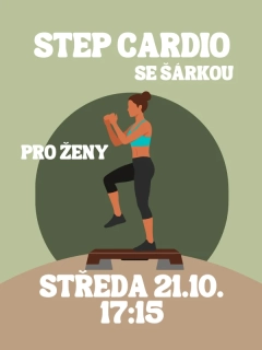 STEP CARDIO SE ŠÁRKOU ST 21.10. 17:15