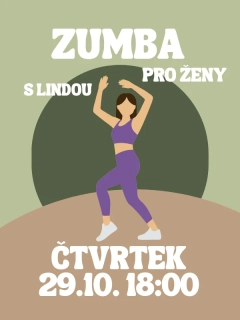 ZUMBA s Lindou ČT 29.10. 18:00