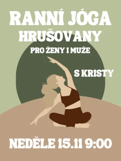 JOGA HRUŠOVANY s Kristy NE 15.11. 9:00 