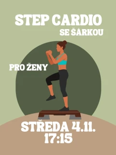 STEP CARDIO SE ŠÁRKOU ST 4.11. 17:15