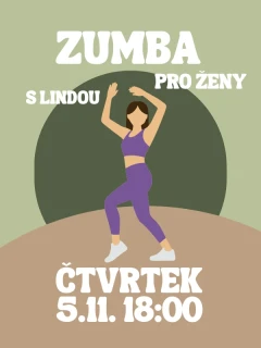 ZUMBA s Lindou ČT 5.11. 18:00